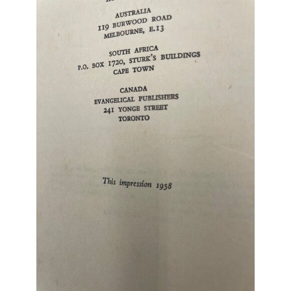Bringing Sons Unto Glory By Oswald Chambers Hardcover Book 1958 - Picture 7 of 7